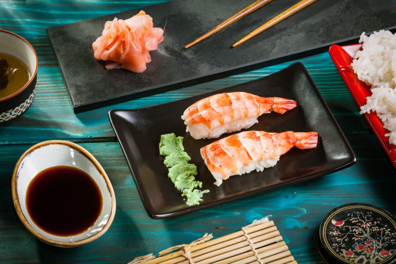 Nigiri cu crevete