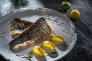 Grilled trout filé